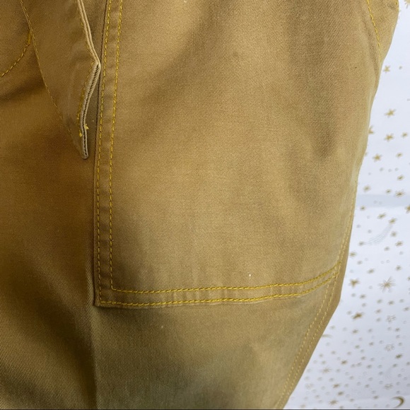 Cabi | Discovery Trouser Paperbag Tie Waist Chino Pants Tan Size 4 - Picture 12 of 15